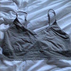 Calvin Klein grey bralette xl